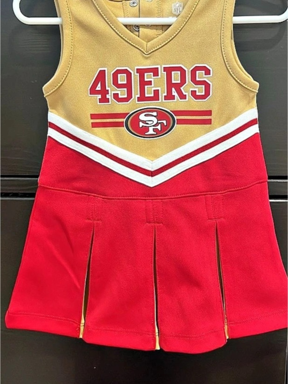 Team Apparel San Francisco 49ers Toddler Dress - Size 18M